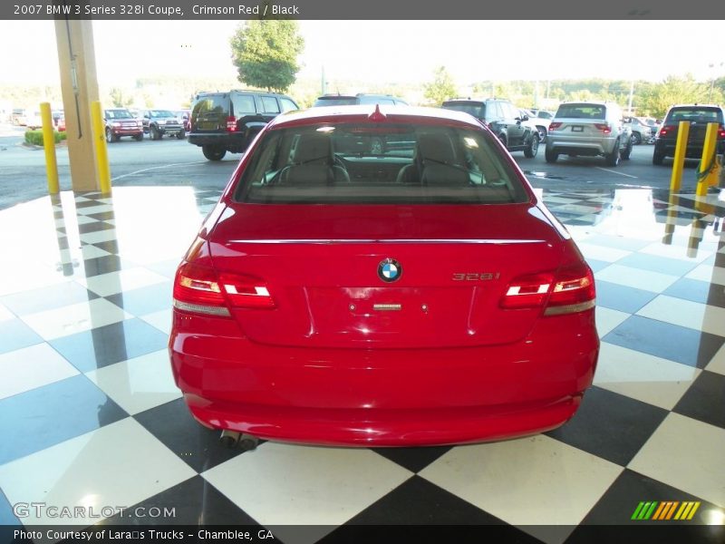 Crimson Red / Black 2007 BMW 3 Series 328i Coupe