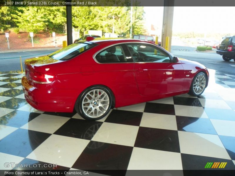 Crimson Red / Black 2007 BMW 3 Series 328i Coupe