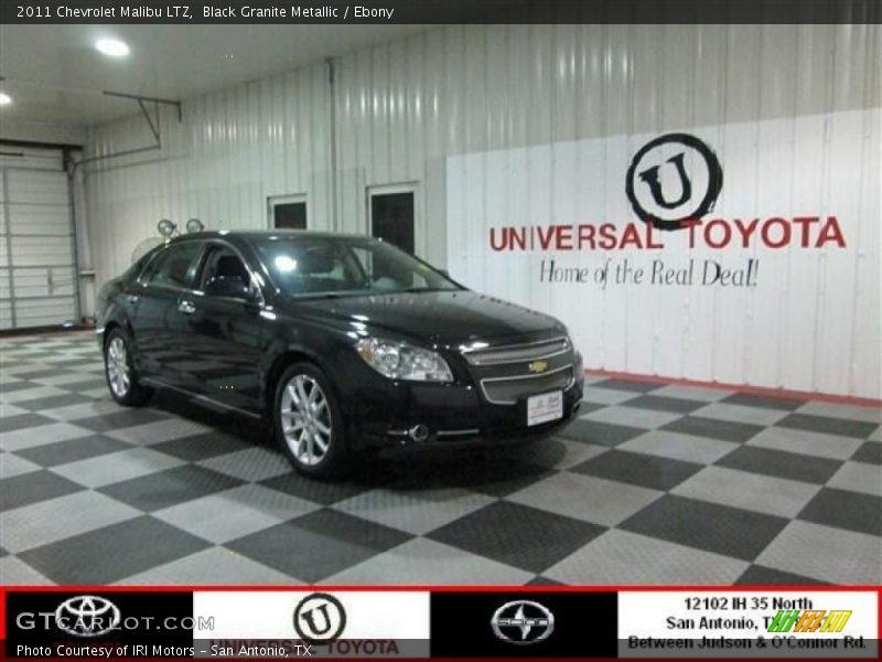 Black Granite Metallic / Ebony 2011 Chevrolet Malibu LTZ
