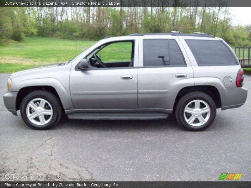 Graystone Metallic / Ebony 2009 Chevrolet TrailBlazer LT 4x4