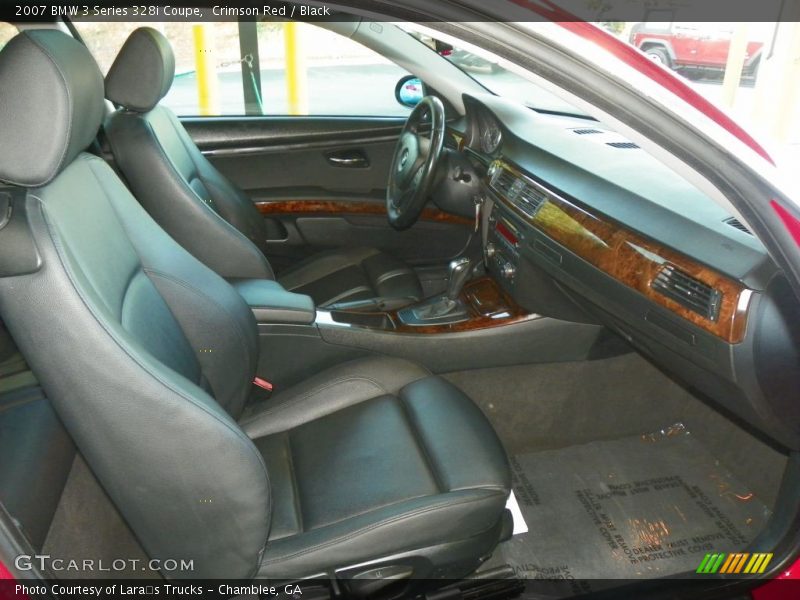 Crimson Red / Black 2007 BMW 3 Series 328i Coupe