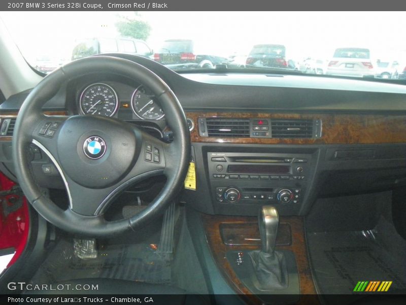 Crimson Red / Black 2007 BMW 3 Series 328i Coupe