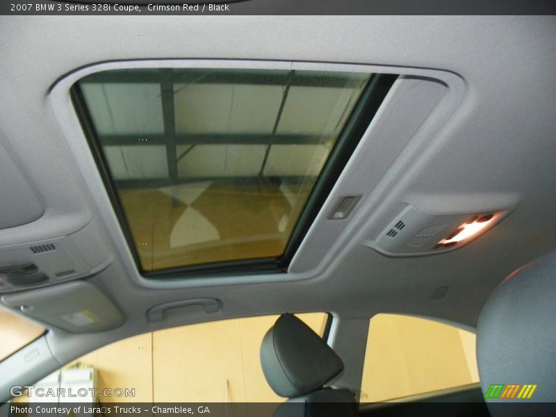 Crimson Red / Black 2007 BMW 3 Series 328i Coupe