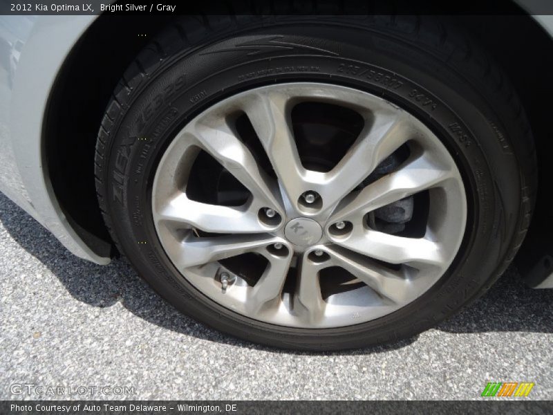 Bright Silver / Gray 2012 Kia Optima LX