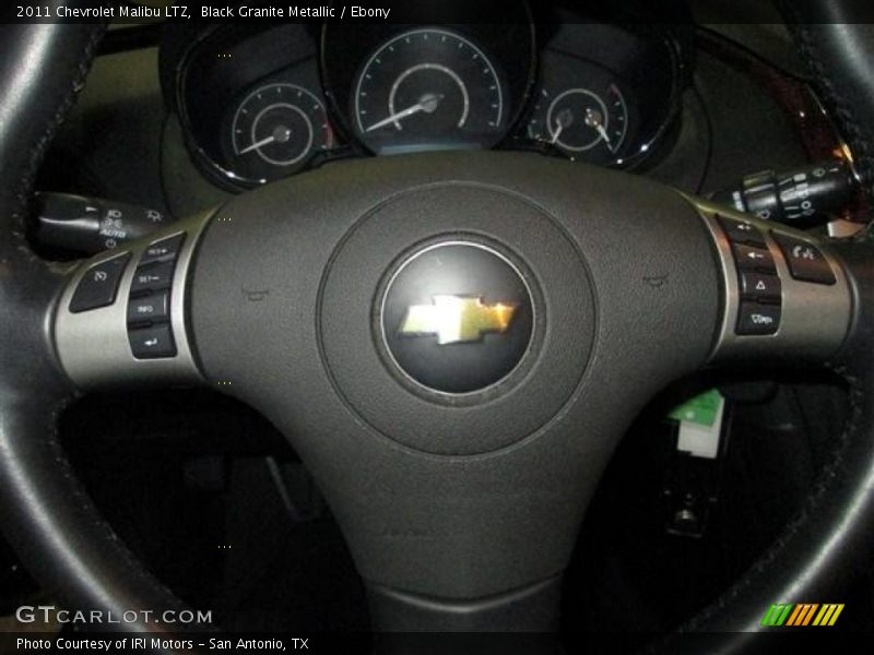Black Granite Metallic / Ebony 2011 Chevrolet Malibu LTZ