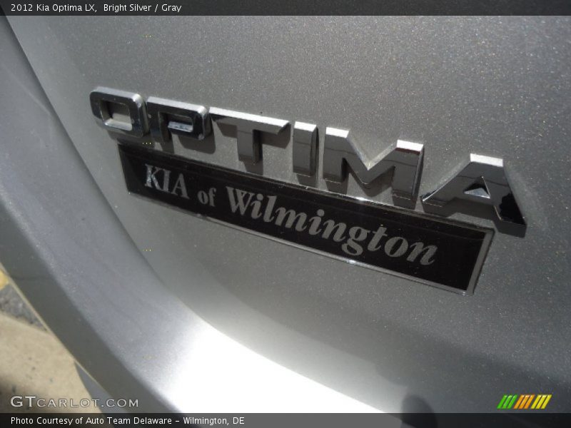 Bright Silver / Gray 2012 Kia Optima LX