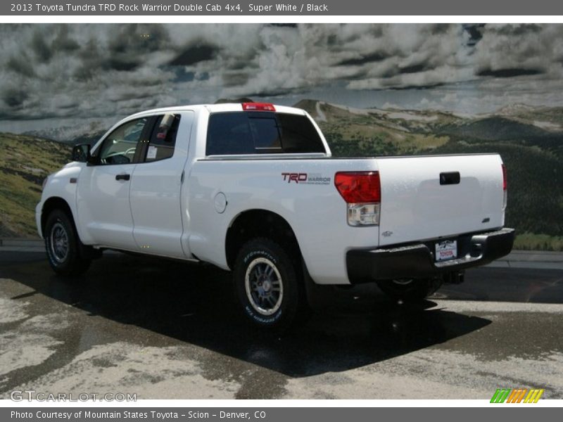 Super White / Black 2013 Toyota Tundra TRD Rock Warrior Double Cab 4x4