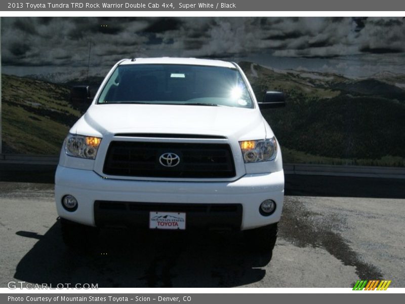 Super White / Black 2013 Toyota Tundra TRD Rock Warrior Double Cab 4x4