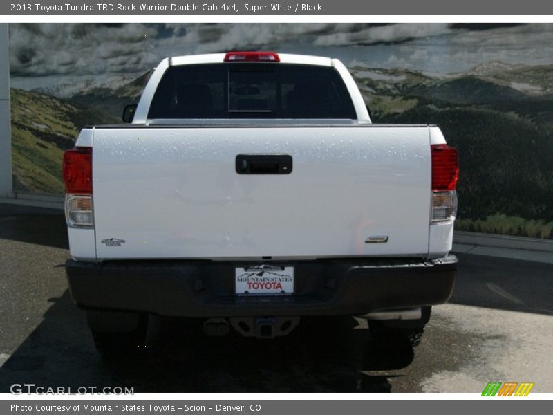 Super White / Black 2013 Toyota Tundra TRD Rock Warrior Double Cab 4x4