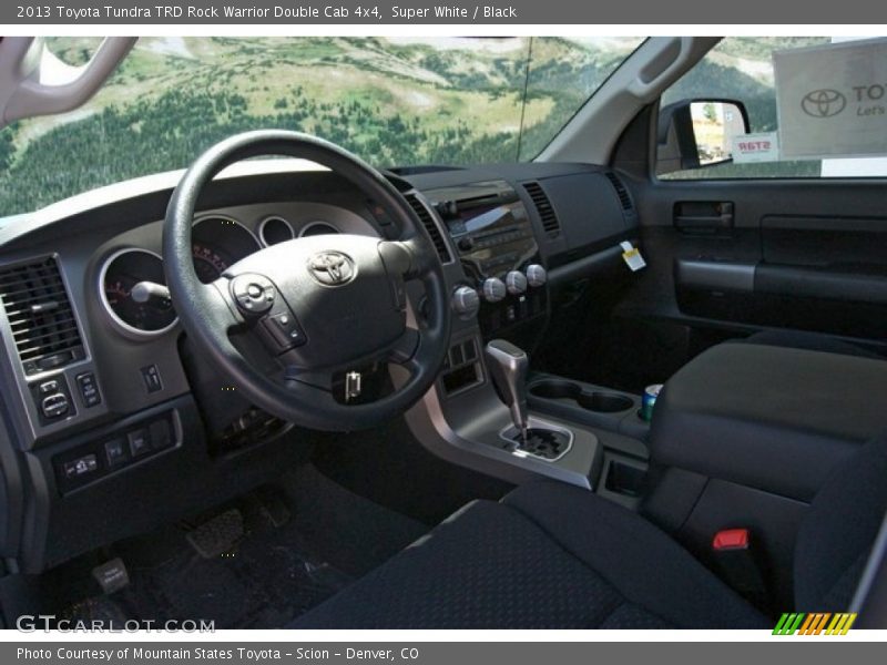 Super White / Black 2013 Toyota Tundra TRD Rock Warrior Double Cab 4x4