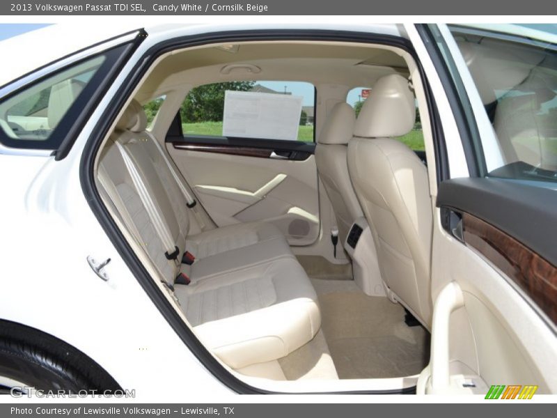 Candy White / Cornsilk Beige 2013 Volkswagen Passat TDI SEL