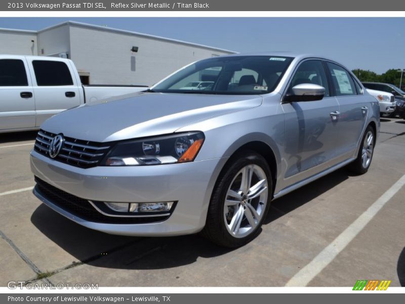 Reflex Silver Metallic / Titan Black 2013 Volkswagen Passat TDI SEL