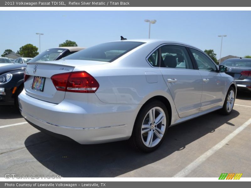 Reflex Silver Metallic / Titan Black 2013 Volkswagen Passat TDI SEL
