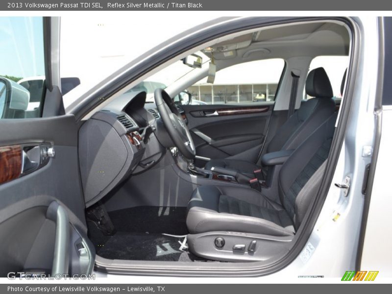 Reflex Silver Metallic / Titan Black 2013 Volkswagen Passat TDI SEL