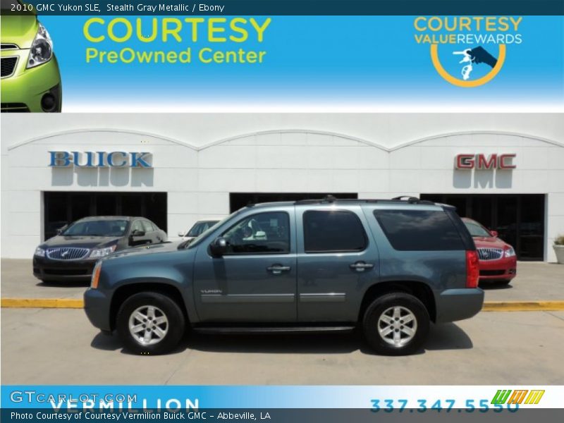 Stealth Gray Metallic / Ebony 2010 GMC Yukon SLE