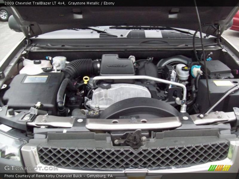 Graystone Metallic / Ebony 2009 Chevrolet TrailBlazer LT 4x4