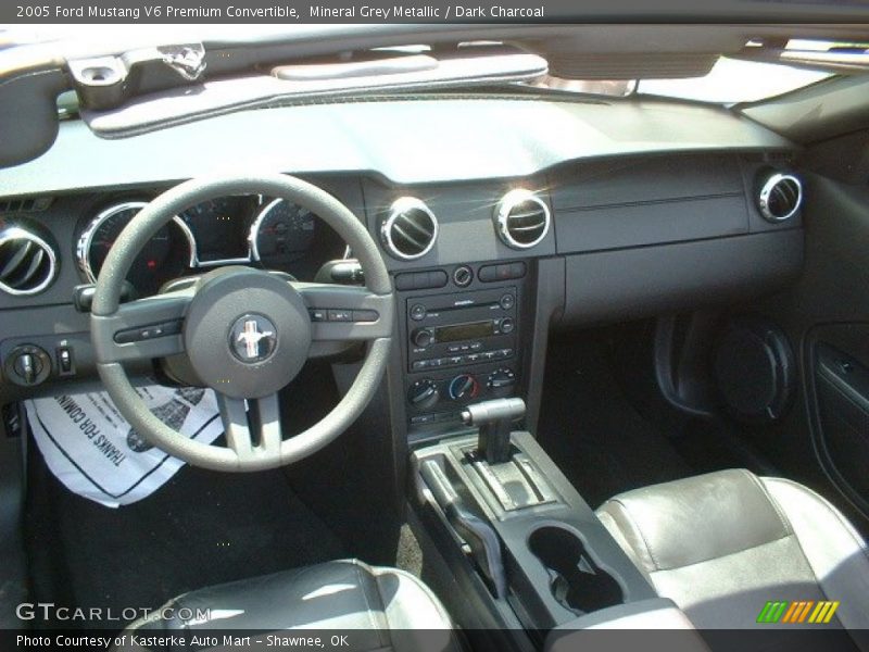 Dashboard of 2005 Mustang V6 Premium Convertible