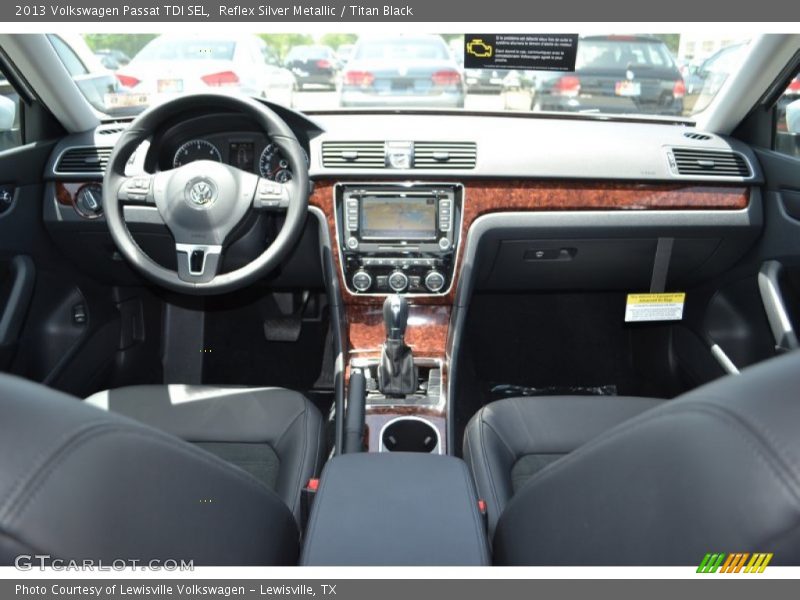 Reflex Silver Metallic / Titan Black 2013 Volkswagen Passat TDI SEL
