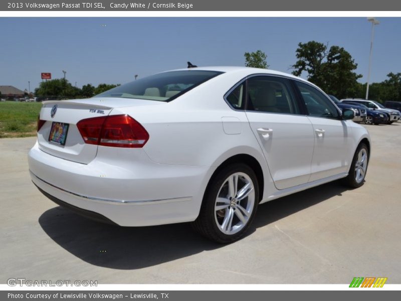 Candy White / Cornsilk Beige 2013 Volkswagen Passat TDI SEL