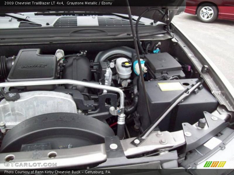 Graystone Metallic / Ebony 2009 Chevrolet TrailBlazer LT 4x4