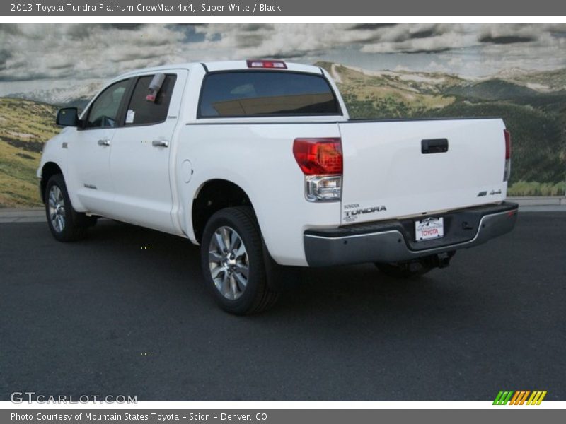 Super White / Black 2013 Toyota Tundra Platinum CrewMax 4x4