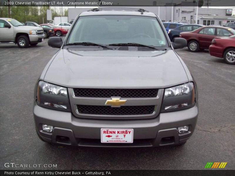 Graystone Metallic / Ebony 2009 Chevrolet TrailBlazer LT 4x4