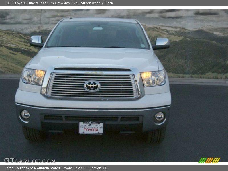 Super White / Black 2013 Toyota Tundra Platinum CrewMax 4x4
