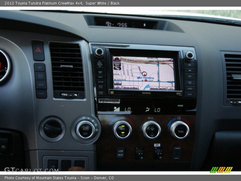 Super White / Black 2013 Toyota Tundra Platinum CrewMax 4x4