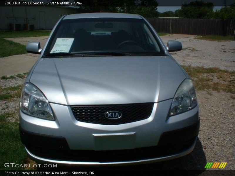 Silver Metallic / Gray 2008 Kia Rio LX Sedan