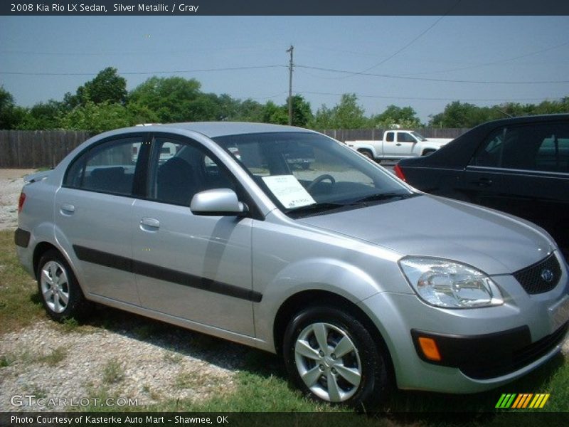 Silver Metallic / Gray 2008 Kia Rio LX Sedan