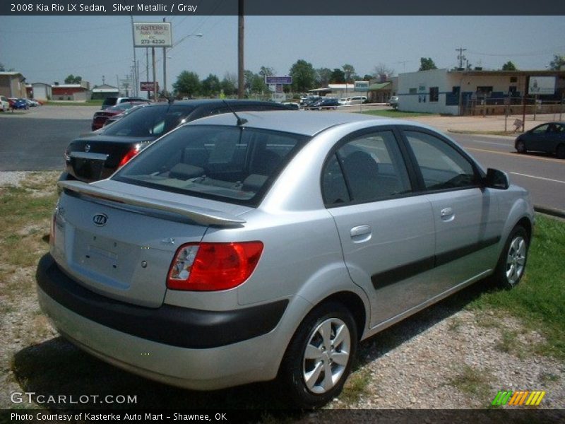 Silver Metallic / Gray 2008 Kia Rio LX Sedan