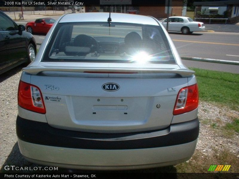 Silver Metallic / Gray 2008 Kia Rio LX Sedan