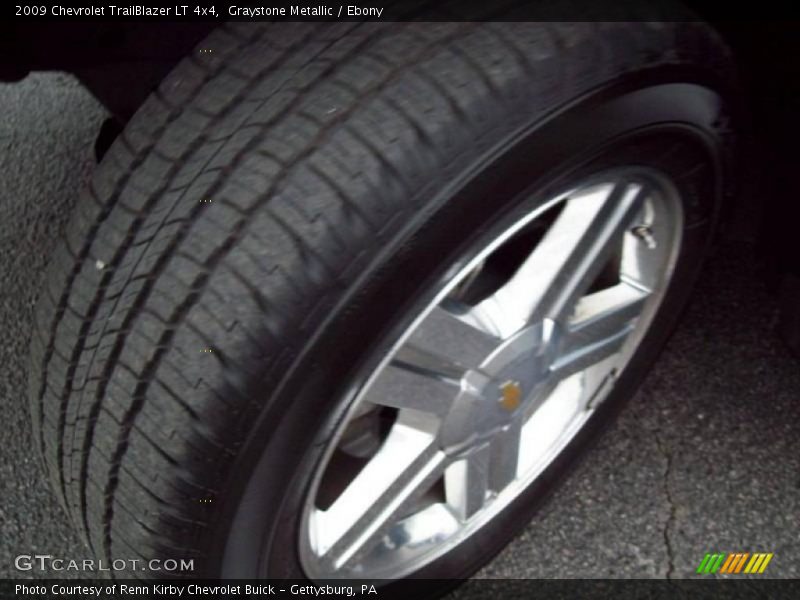 Graystone Metallic / Ebony 2009 Chevrolet TrailBlazer LT 4x4