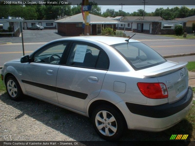 Silver Metallic / Gray 2008 Kia Rio LX Sedan