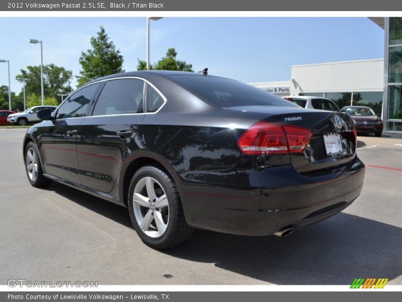 Black / Titan Black 2012 Volkswagen Passat 2.5L SE