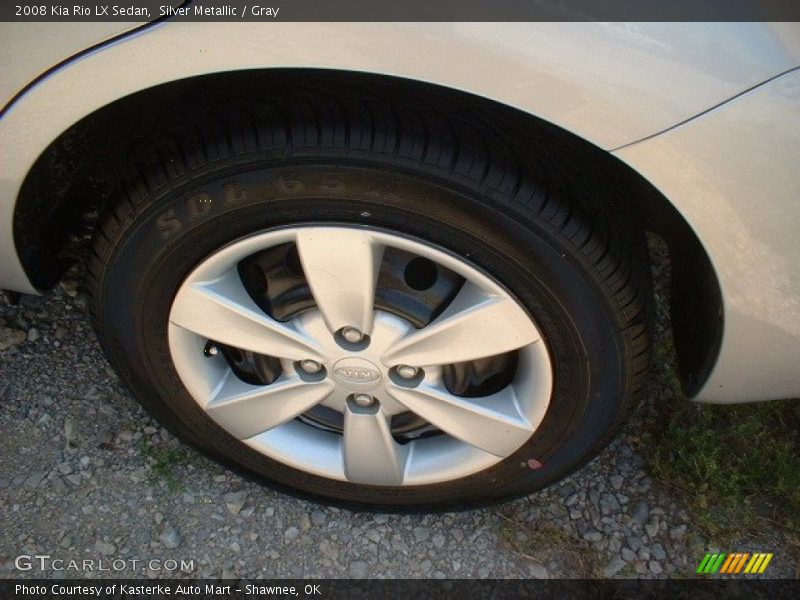 Silver Metallic / Gray 2008 Kia Rio LX Sedan