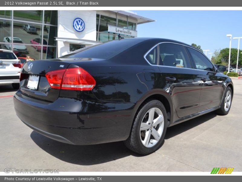 Black / Titan Black 2012 Volkswagen Passat 2.5L SE