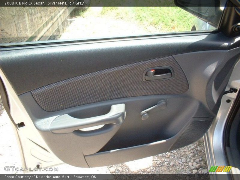 Silver Metallic / Gray 2008 Kia Rio LX Sedan