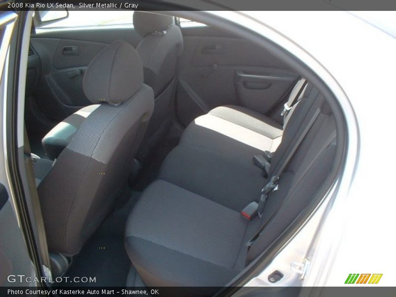 Silver Metallic / Gray 2008 Kia Rio LX Sedan