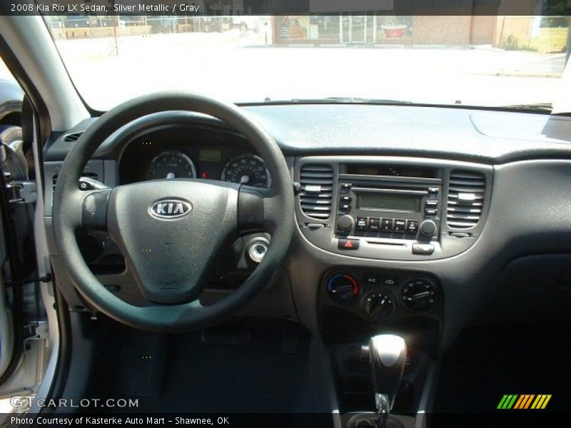 Silver Metallic / Gray 2008 Kia Rio LX Sedan