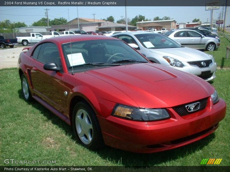 Redfire Metallic / Medium Graphite 2004 Ford Mustang V6 Coupe