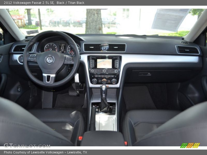 Black / Titan Black 2012 Volkswagen Passat 2.5L SE