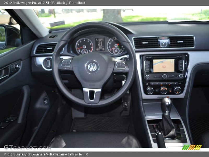 Black / Titan Black 2012 Volkswagen Passat 2.5L SE