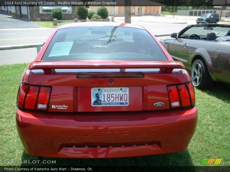 Redfire Metallic / Medium Graphite 2004 Ford Mustang V6 Coupe