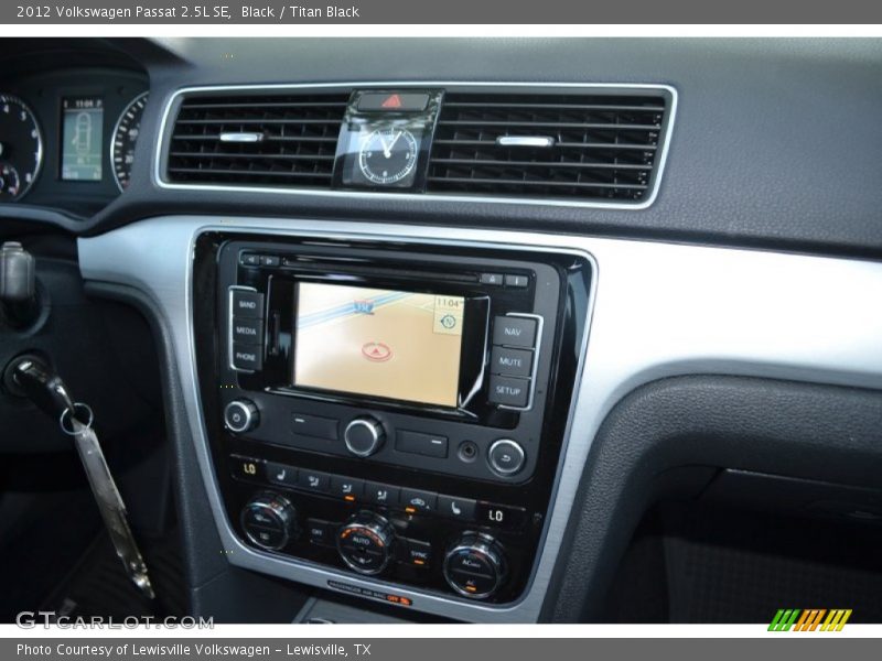 Black / Titan Black 2012 Volkswagen Passat 2.5L SE