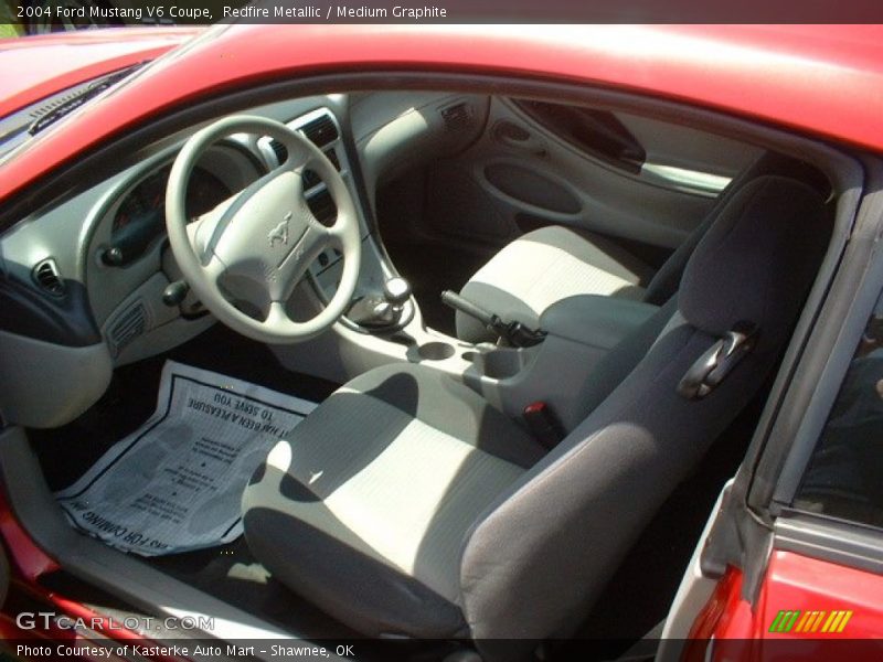 Redfire Metallic / Medium Graphite 2004 Ford Mustang V6 Coupe