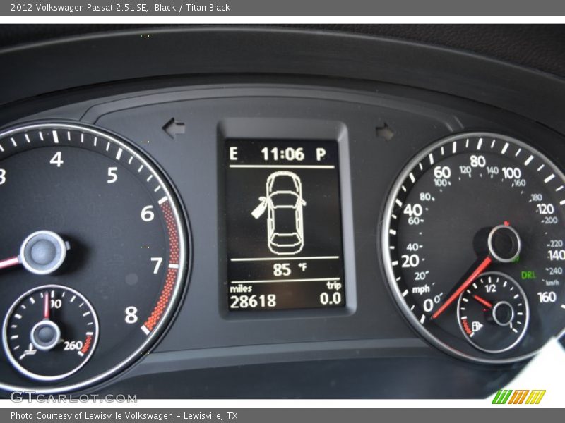 Black / Titan Black 2012 Volkswagen Passat 2.5L SE