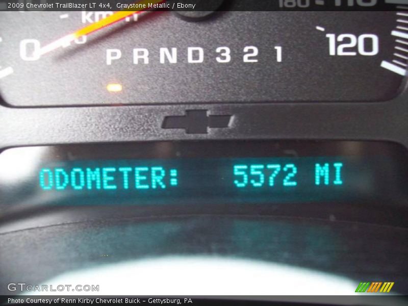 Graystone Metallic / Ebony 2009 Chevrolet TrailBlazer LT 4x4