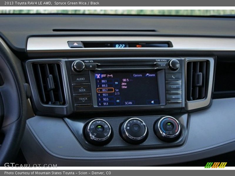 Spruce Green Mica / Black 2013 Toyota RAV4 LE AWD