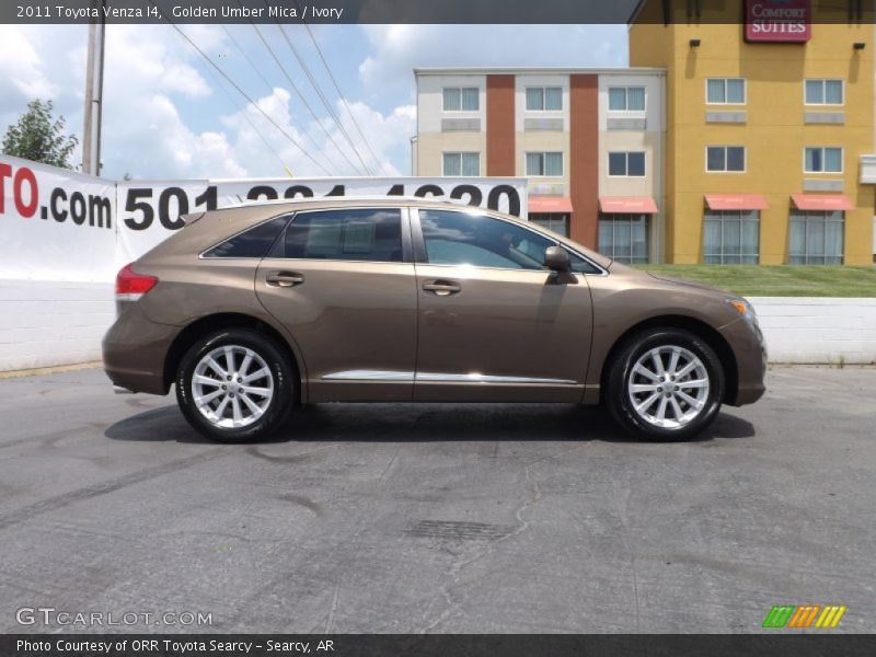 Golden Umber Mica / Ivory 2011 Toyota Venza I4